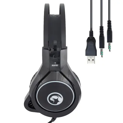 Навушники Marvo HG8901 Multi-LED Black (HG8901) - фото 5