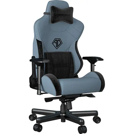 Крісло для геймерів Anda Seat T-Pro 2 Size XL Blue/Black (AD12XLLA-01-SB-F) - фото 2