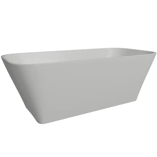 Ванна отдельностоящая глянцевая Amdcon Atlant 160x75 из литого камня ATLANT_160_HL Белый - фото 8