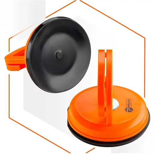 Держатель-присоска для стекла и плитки Polax одинарная ⌀115мм, max 40кг (37-186) - фото 3