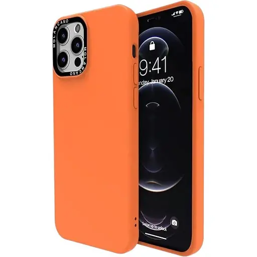 Чохол-накладка Molan Cano Silicone SF Jelly Mixxi для Apple iPhone 12 Pro Max (orange)