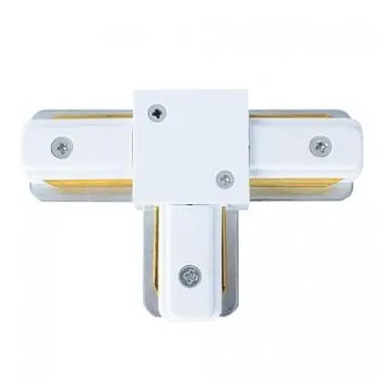 З'єднувач для Шинопровіда Т-образний білий - фото 1