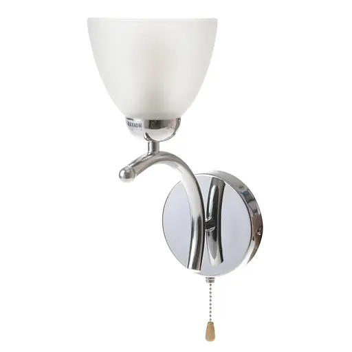 Бра Brille LK-077W/1 настінне накладне з вимикачем E14 CH