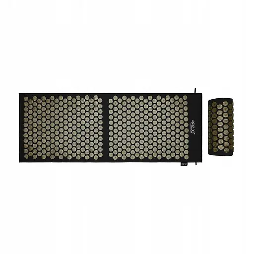Коврик акупунктурный с валиком 4FIZJO Classic Mat XL Аппликатор Кузнецова Black/Gold (P-5907739315052) - фото 2