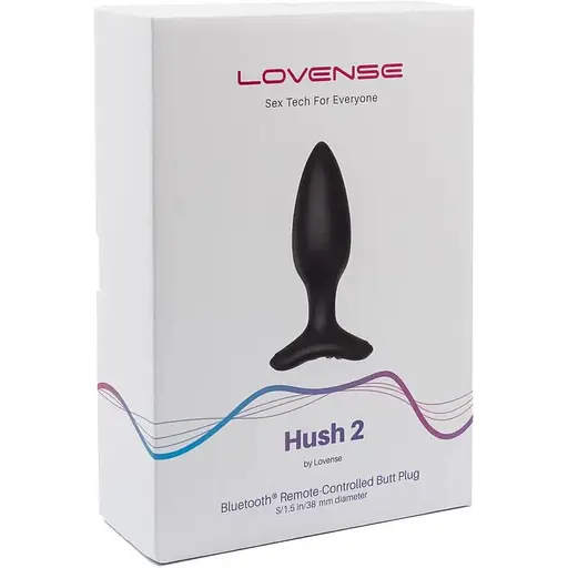Анальная смарт-вибропробка Lovense Hush 2, размер S - фото 4