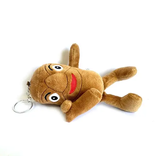 М'яка іграшка брелок Brainrot Тун Тун Тун Сахур 18 см (XY093) - фото 4