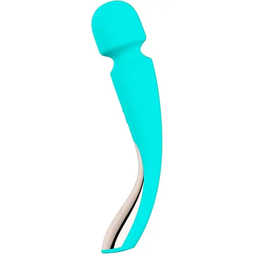 Вібромасажер Lelo Smart Wand 2 Medium Ocean Blue SO8099 (108510) - фото 2