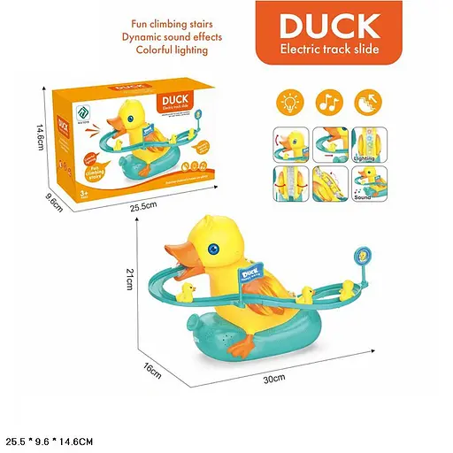 Трек-серпантин RD6022 "Качка", музика, світло, розмір 30*16*21см, в коробці (6974728060032) - фото 3