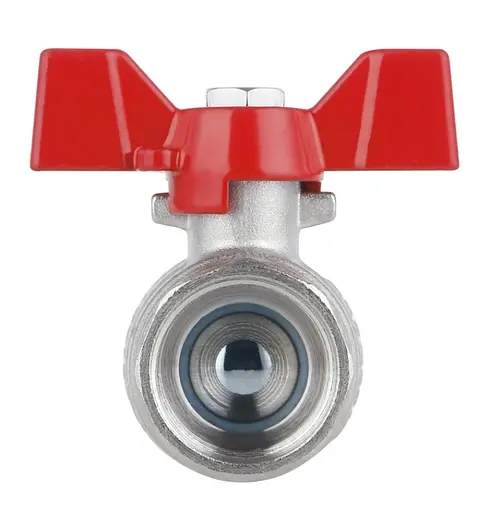 Кран шаровой Thermo Alliance Forte 3/4" ВН прямой, PN40, бабочка SF607W20 - фото 2