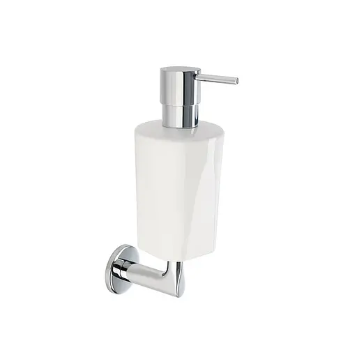 Дозатор для рідкого мила Stilhaus Liz хром LZ3008, Білий - фото 1