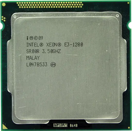 Процессор Intel Xeon e3-1280 3.5-3.9 GHz, LGA1155 80W (Core i7-2600) Б/У