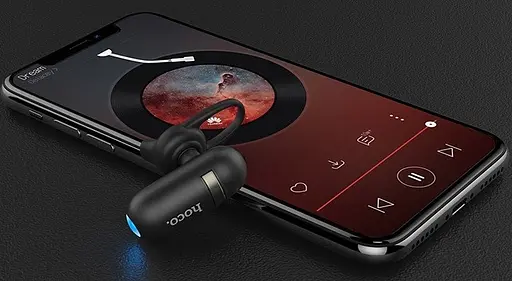 Бездротова Bluetooth-гарнітура Hoco E40 Black - фото 6