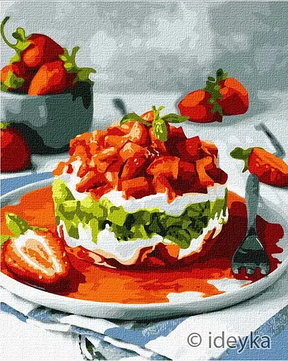 Набір для розпису по номерах Солодке поєднання, 40x50 см, КНО5613