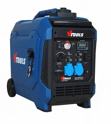 Інверторний Генератор Валіза VTOOLS VG4750iSR (3,8 - 4,0 кВт) з дисплеєм, електростартером, пультом ДУ - фото 3