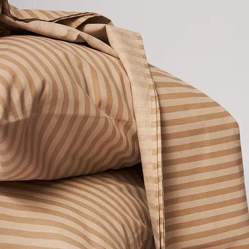 Постельный набор Moon&Star (простыня 200х220 см + 2 наволочки 70х70 см) Бязь Gold Люкс Sand Lines - фото 4