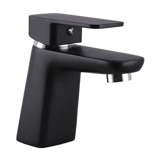 Смеситель для умывальника Globus Lux Milano GLM-101-BB Черный матовый - фото 1