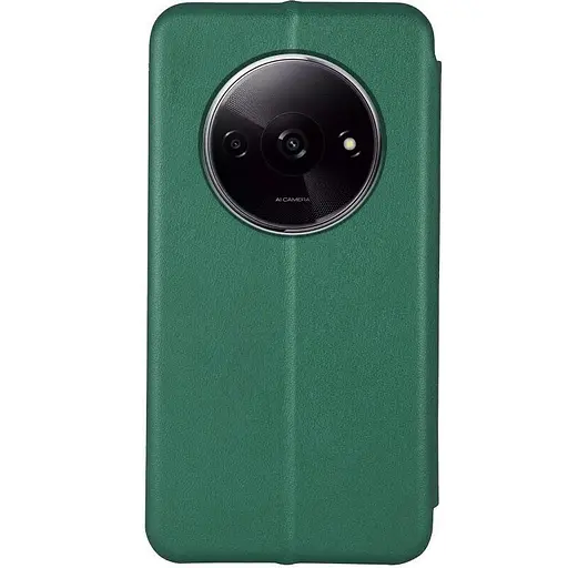 Чехол-книжка Epik кожаный Classy для Xiaomi Redmi A3 Зеленый - фото 2