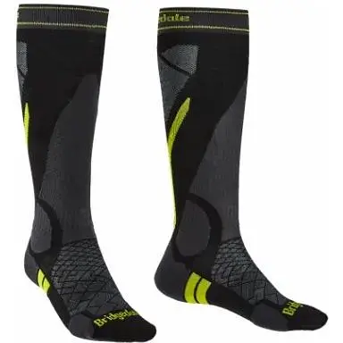 Носки Bridgedale Ski LW Black/Lime S (1053-710550.137.S)
