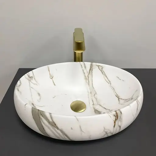 Умивальник VBI Veneto lava matt накладний VBI-012810, Мармур - фото 1