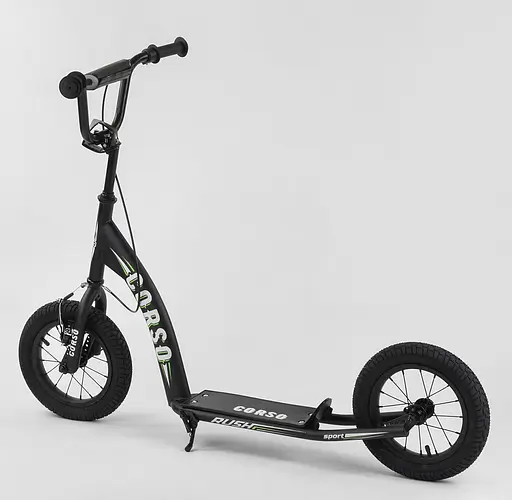 Дитячий самокат Corso 103х15.5х49 см Чорний 000231499 - фото 3