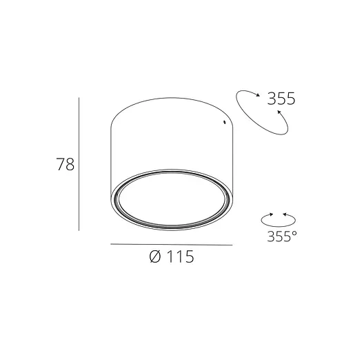 Точечный светильник RDLC79026 7W WH 4000K - фото 2