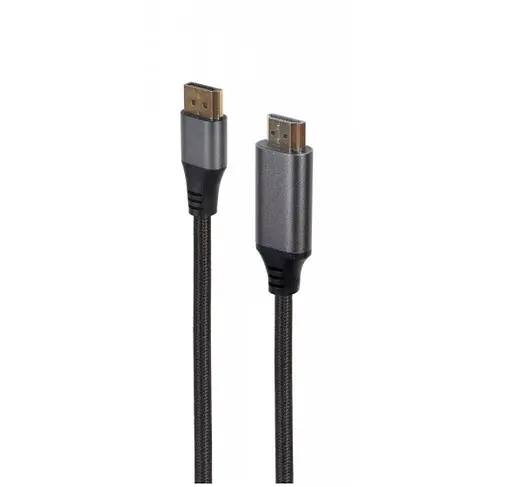 Кабель DisplayPort-HDMI Cablexpert CCDPHDMI-4K-6 4K 60Hz 1.8 м