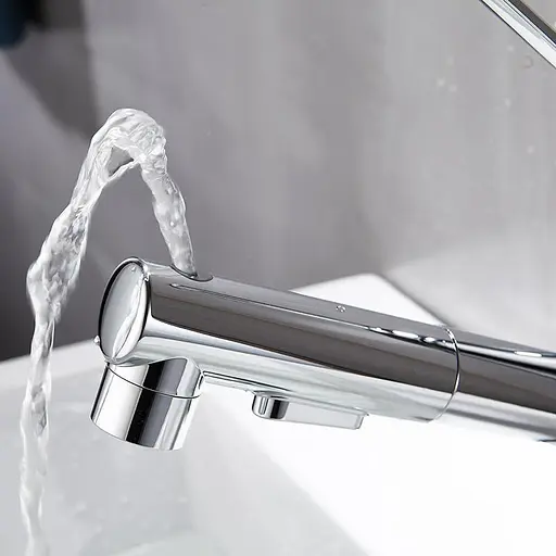 Змішувач для умивальника Zegor 3 в 1 KLF10-A012 з витяжною лійкою 30412 - фото 7