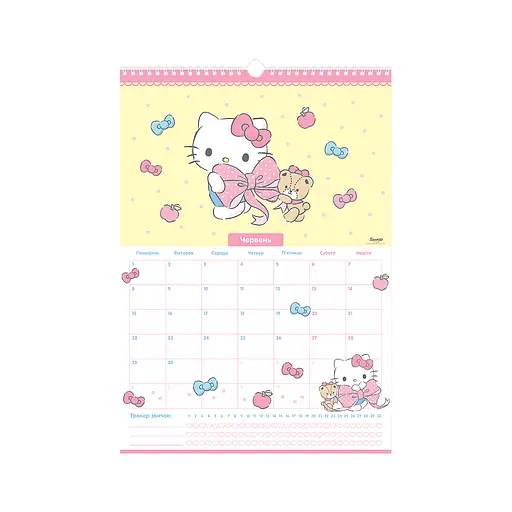Календар Kite планер настінний Hello Kitty 2026 рік (HK26-440) - фото 7