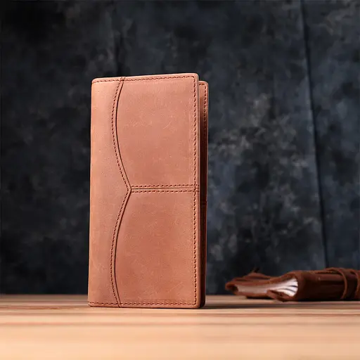 Гаманець унісекс у вінтажній натуральній шкірі. Vintage 18.2х9х1.5 см acs0029590 - фото 8