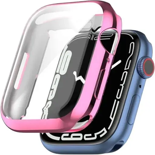 Чохол-накладка DK Silicone Face Case для Apple Watch 45mm (pink rose)