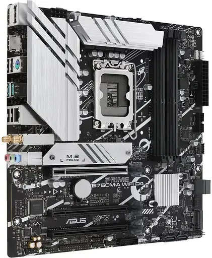 Материнская плата ASUS PRIME B760M-A WIFI D4 (PRIME B760M-A WIFI D4) (Socket 1700, Intel B760, Micro-ATX) - фото 2