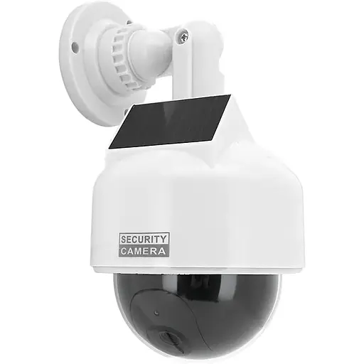 Муляж наружной камеры Voltronic купольный с солнечной панелью и красным светодиодом 2100S Q30