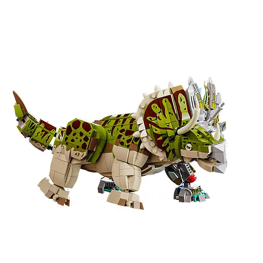 Конструктор динозавр MJI Трицератопс з колекції Динозаври механічний великий дитячий 1368 деталей - фото 1