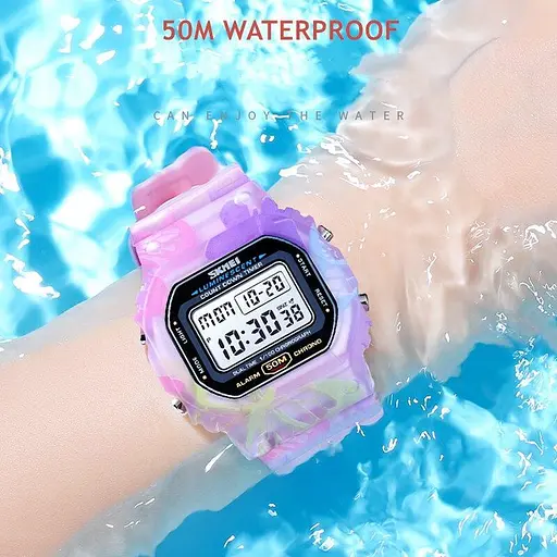 Женские спортивные часы Skmei 1627 (Фиолетовые) - фото 9