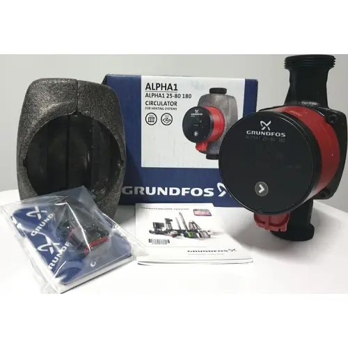 Циркуляційний насос Grundfos Alpha1 25-80 180 (99199577) - фото 2