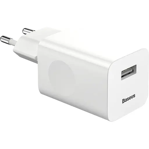 Мережевий зарядний пристрій Baseus Wall Charger Quick Charge 3A (CCALL-BX02) White [42026] - фото 1