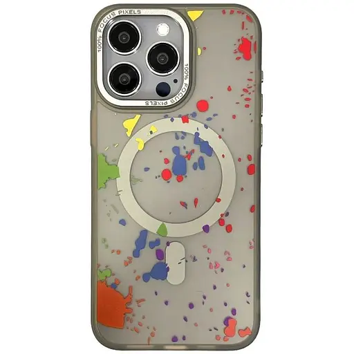 Чохол Epik TPU+PC Flush with MagSafe для Samsung Galaxy S24 FE Titanium grey