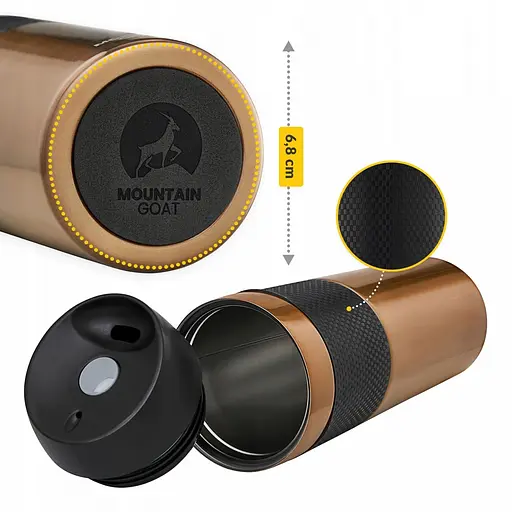 Термокружка Mountain Goat Travel 0.4 л Brown (P-5907739315724) - фото 10