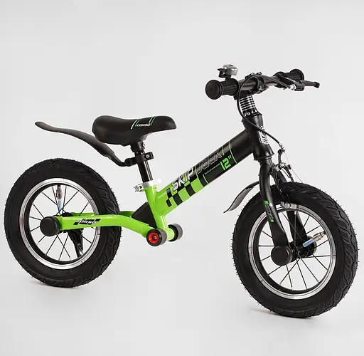 Дитячий біговел Corso Skip Jack 95112 колеса 12" Гальмо ручне підніжка - фото 5