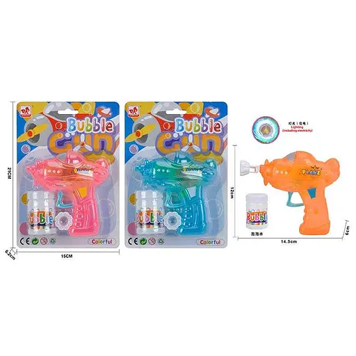 Пістолет з мильними бульбашками 4860A (В асортименті) - фото 2