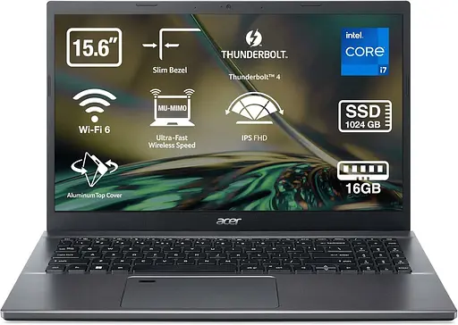 Ноутбук Acer Aspire 5 A515-57-701Q Steel Gray (NX.KN4ET.00D) - фото 2