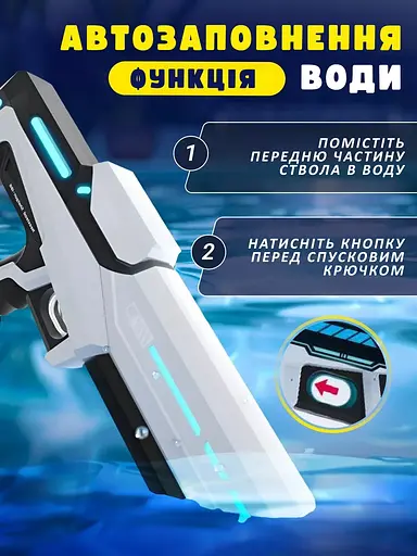 Водяний бластер із функцією всмоктування води - фото 6