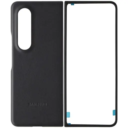 Оригінальний шкіряний чохол Samsung Leather Cover F936 Galaxy Z Fold4 Black - фото 5