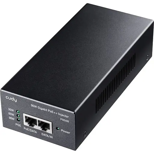 Адаптер PoE Cudy Iнжектор POE400, 90W Gigabit PoE+/PoE Injector