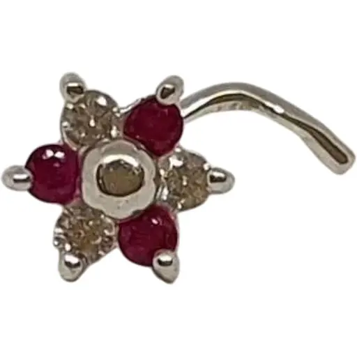 Серебряная серьга-пирсинг в нос Dear. 1040.5С