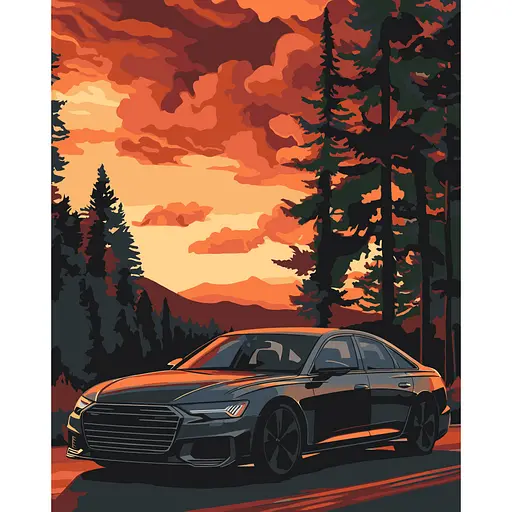 Картина по номерам "Комфортная поездка" Art Craft 12513-AC 40х50 см - фото 1