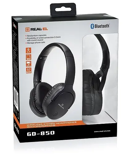 Навушники Real-EL GD-850 Black (EL124100025) - фото 9