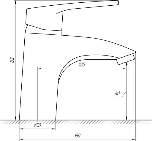 Смеситель для умывальника Domino Sirius DSV-401 Хром - фото 4