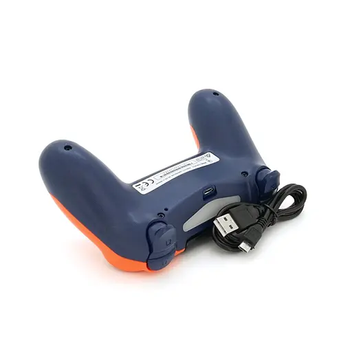 Беспроводной геймпад Brazzers DualShock 4 для PS4 оранжево-синий - фото 4