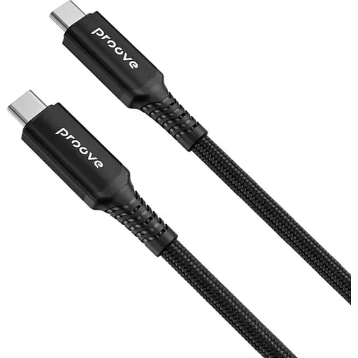 Кабель Proove Speed Line USB-C to USB-C 240W USB 4.0 1m Black (CCSL60002201) [130722] - фото 2